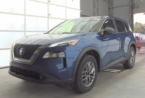 Blue 2021 Nissan Rogue S for sale in Indianapolis, IN