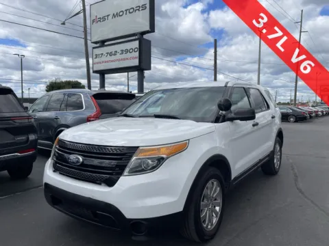 White 2015 Ford Utility Police Interceptor for sale in Indianapolis, IN