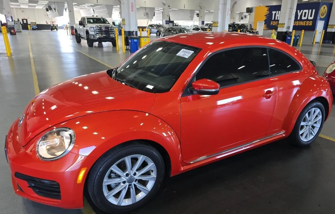 Orange 2018 Volkswagen Beetle 2.0T S for sale in Indianapolis, IN