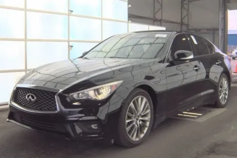 Black 2021 INFINITI Q50 PURE for sale in Indianapolis, IN