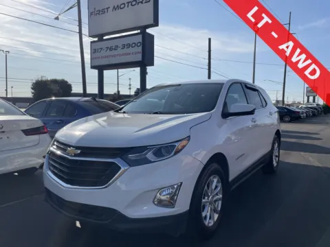 White 2020 Chevrolet Equinox LT for sale in Indianapolis, IN