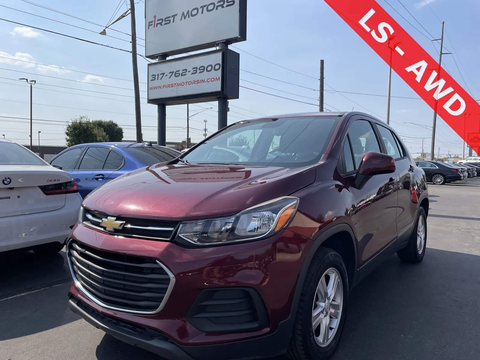 Red 2017 Chevrolet Trax LS for sale in Indianapolis, IN