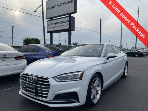 White 2019 Audi A5 Sportback Premium Plus for sale in Indianapolis, IN