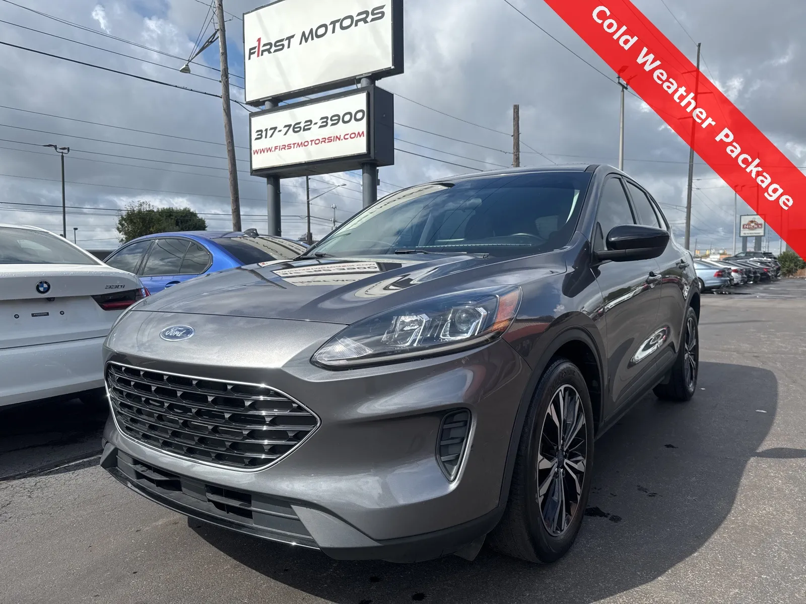 Gray 2021 Ford Escape SE for sale in Indianapolis, IN