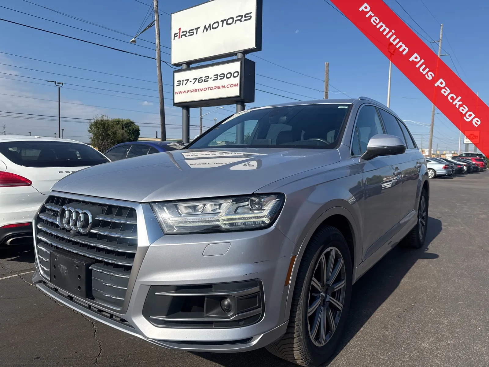 Silver 2018 Audi Q7 3.0T Premium Plus for sale in Indianapolis, IN