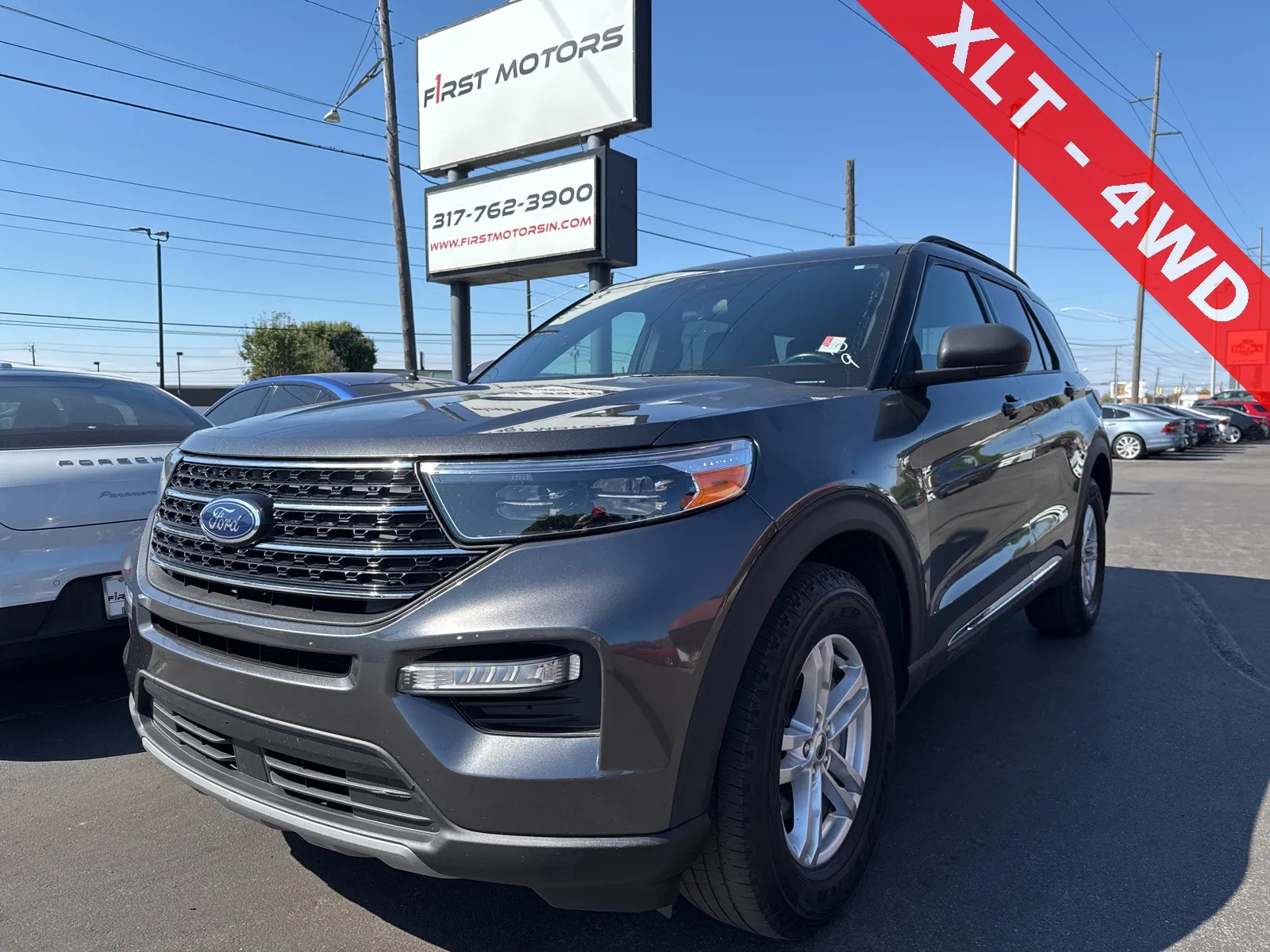 Gray 2020 Ford Explorer XLT for sale in Indianapolis, IN