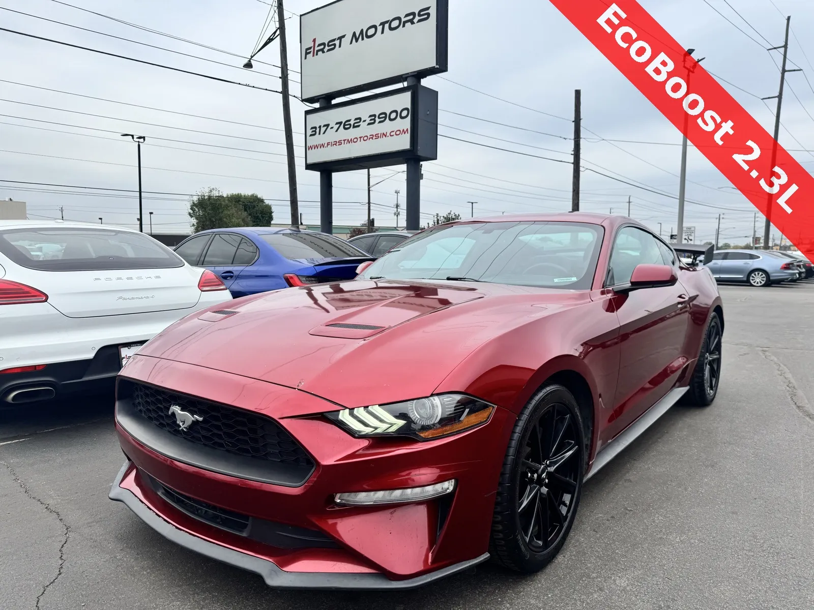 Red 2019 Ford Mustang EcoBoost for sale in Indianapolis, IN
