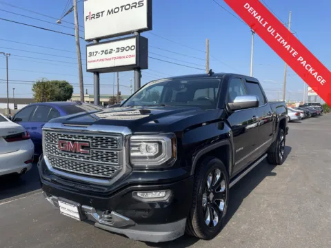 Black 2017 GMC Sierra 1500 Denali for sale in Indianapolis, IN