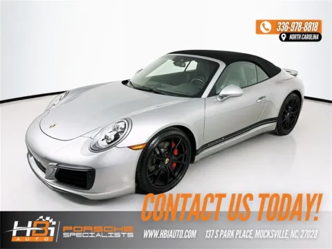 Silver 2018 Porsche 911 Carrera S for sale in Mocksville, NC