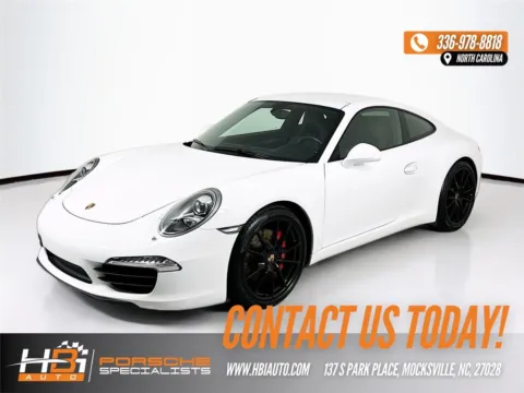 White 2013 Porsche 911 Carrera S for sale in Mocksville, NC