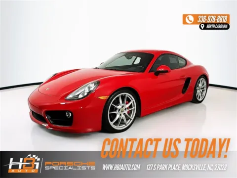 Red 2015 Porsche Cayman S for sale in Mocksville, NC