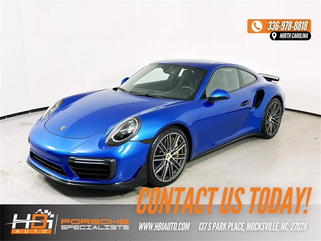 Blue 2018 Porsche 911 Turbo S for sale in Mocksville, NC