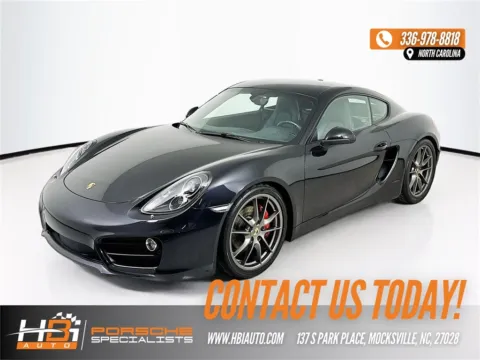 Black 2014 Porsche Cayman S for sale in Mocksville, NC