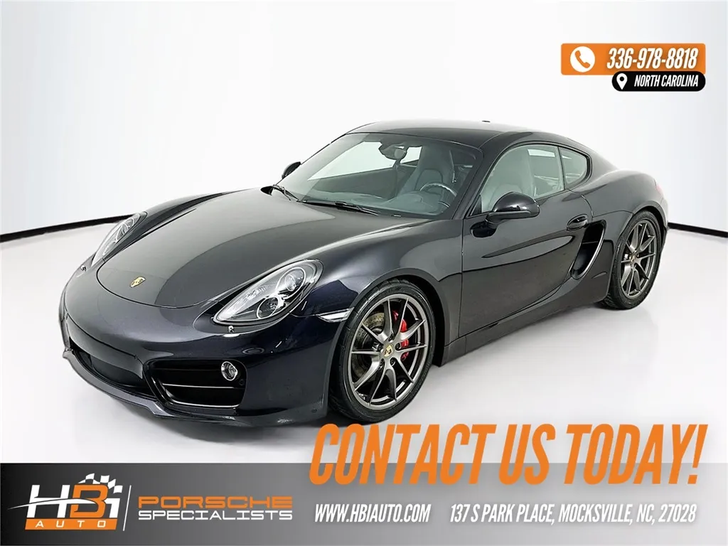 Black 2014 Porsche Cayman S for sale in Mocksville, NC