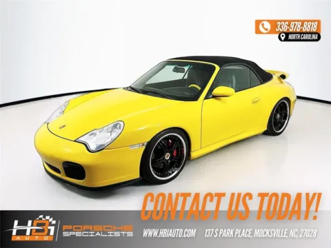 Yellow 2004 Porsche 911 Carrera 4S for sale in Mocksville, NC