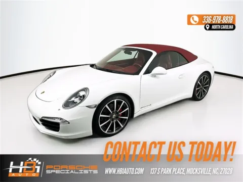 White 2013 Porsche 911 Carrera S for sale in Mocksville, NC