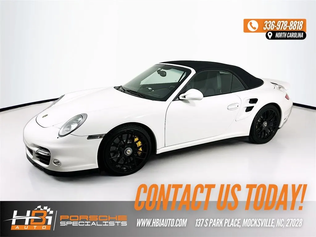 White 2011 Porsche 911 Turbo S for sale in Mocksville, NC