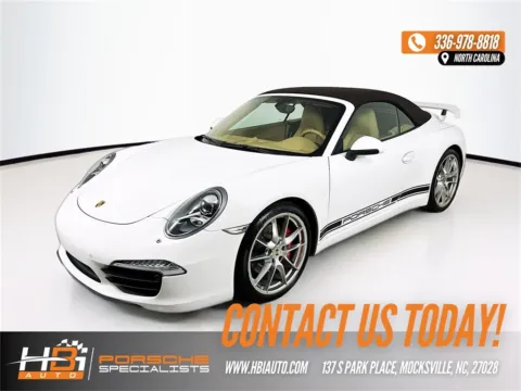 White 2013 Porsche 911 Carrera S for sale in Mocksville, NC