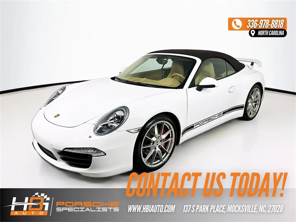 White 2013 Porsche 911 Carrera S for sale in Mocksville, NC