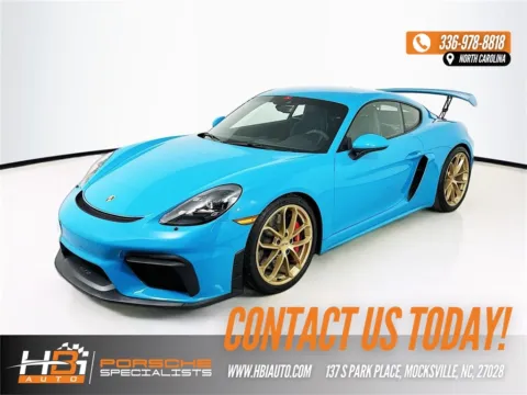 Used 2020 Porsche 718 Cayman GT4 for sale in Mocksville, NC at HBI