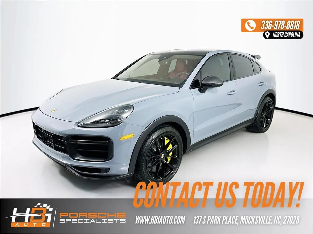 Gray 2023 Porsche Cayenne Coupe Turbo GT for sale in Mocksville, NC