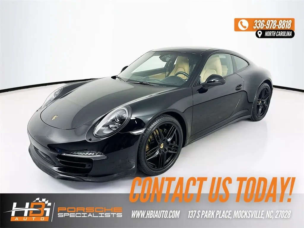 Black 2015 Porsche 911 Carrera 4 for sale in Mocksville, NC