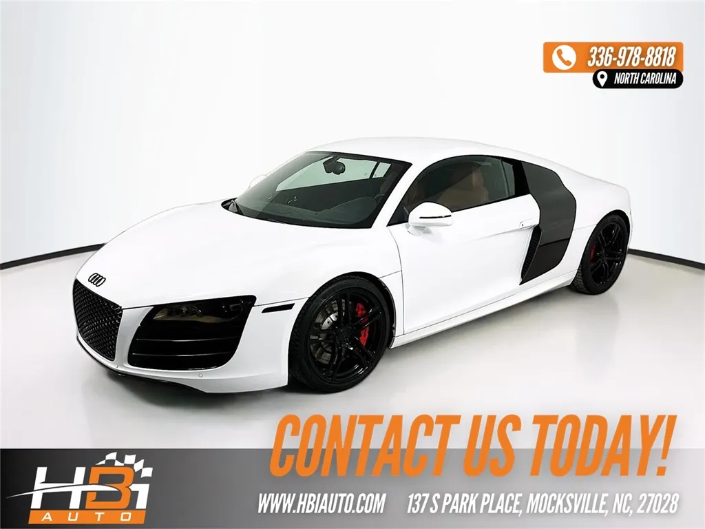 White 2011 Audi R8 5.2 for sale in Mocksville, NC
