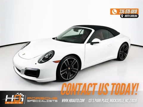 White 2017 Porsche 911 Carrera for sale in Mocksville, NC