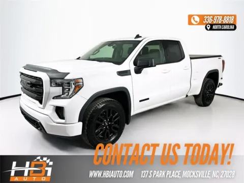 White 2021 GMC Sierra 1500 Elevation for sale in Mocksville, NC
