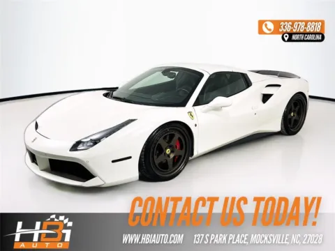White 2018 Ferrari 488 Spider for sale in Mocksville, NC