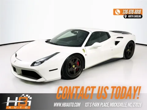 White 2018 Ferrari 488 Spider for sale in Mocksville, NC