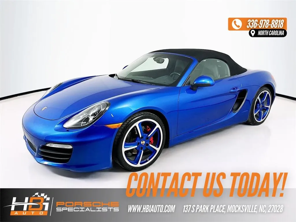 Blue 2016 Porsche Boxster S for sale in Mocksville, NC