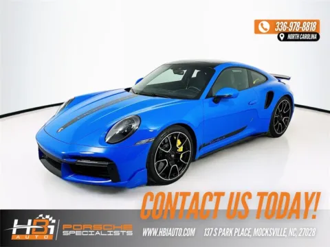 Blue 2024 Porsche 911 Turbo S for sale in Mocksville, NC