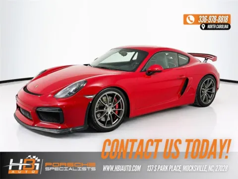 Red 2016 Porsche Cayman GT4 for sale in Mocksville, NC