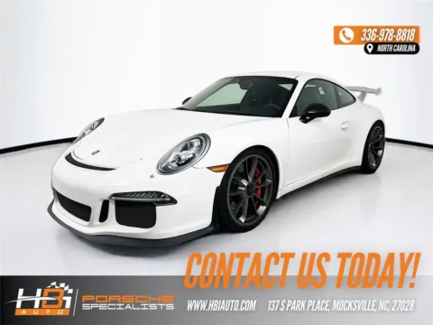 White 2015 Porsche 911 GT3 for sale in Mocksville, NC