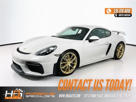 Gray 2022 Porsche 718 Cayman GT4 for sale in Mocksville, NC