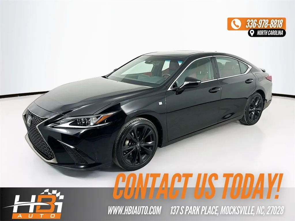 Black 2023 Lexus ES 350 F Sport for sale in Mocksville, NC