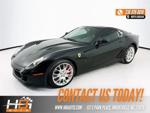 Black 2008 Ferrari 599 GTB Fiorano for sale in Mocksville, NC