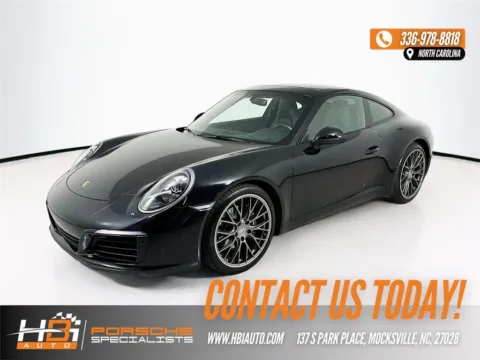 Black 2017 Porsche 911 Carrera for sale in Mocksville, NC