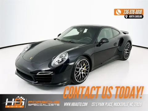 Black 2015 Porsche 911 Turbo S for sale in Mocksville, NC