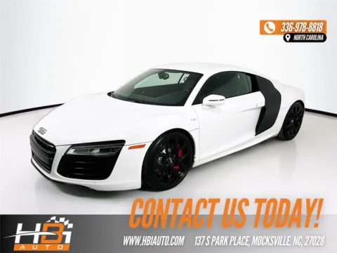 White 2015 Audi R8 5.2 for sale in Mocksville, NC