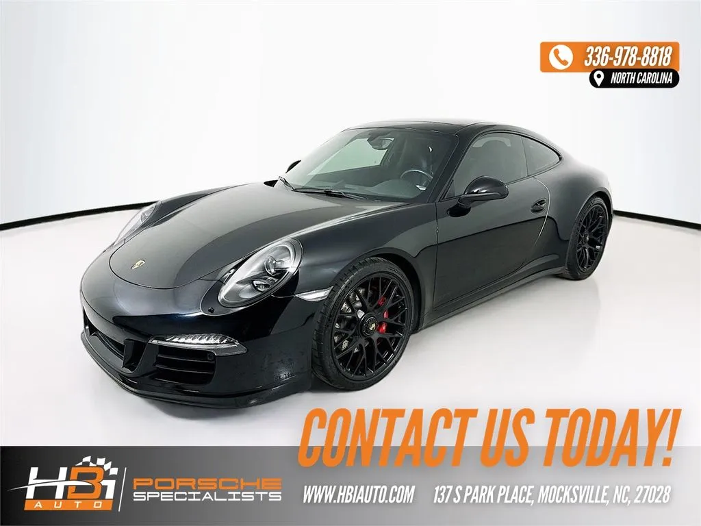 Black 2015 Porsche 911 Carrera GTS for sale in Mocksville, NC