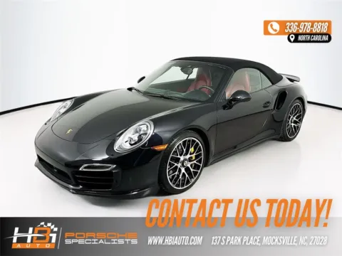 Black 2014 Porsche 911 Turbo S for sale in Mocksville, NC
