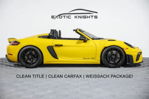 Yellow 2025 Porsche 718 Spyder RS for sale in Mocksville, NC