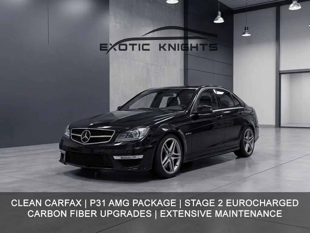 Black 2013 Mercedes-Benz C-Class C 63 AMG for sale in Mocksville, NC