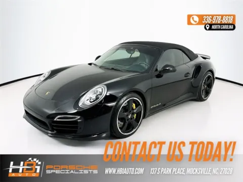 Black 2014 Porsche 911 Turbo S for sale in Mocksville, NC