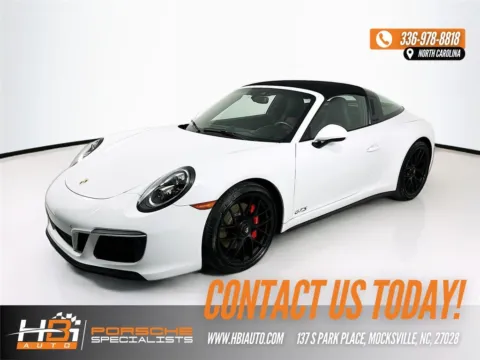White 2019 Porsche 911 Targa 4 GTS for sale in Mocksville, NC