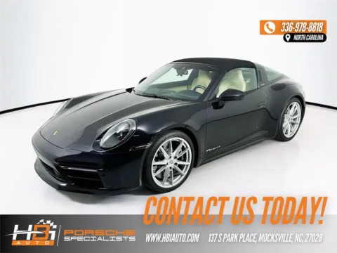 Black 2021 Porsche 911 Targa 4S for sale in Mocksville, NC