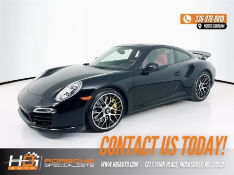 Black 2015 Porsche 911 Turbo S for sale in Mocksville, NC