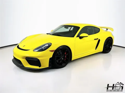 Yellow 2022 Porsche 718 Cayman GT4 for sale in Mocksville, NC